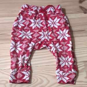 Hanna Andersson Festive Red and White Pants